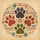 Paw Prints Tribal Flowers Leaves - Bohemian Lifestyle Travel Gift Spare Tire Cover - 6