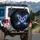 Luminous Butterfly Cosmic Stardust Night Sky - Celestial Decor Gift for Butterfly Lovers Spare Tire Cover - 3