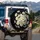 Dense White Daisy Floral Field - Home Decor Gift for Garden Lovers Spare Tire Cover - 3