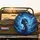 Woman Profile Blue Butterflies Cosmic Night Sky - Fantasy Lover Gift Spare Tire Cover - 2