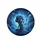 Woman Profile Blue Butterflies Cosmic Night Sky - Fantasy Lover Gift Spare Tire Cover - 4