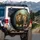 Male Lion Female Lioness Tropical Jungle Foliage - Wildlife Lover Gift Spare Tire Cover - 3