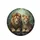 Male Lion Female Lioness Tropical Jungle Foliage - Wildlife Lover Gift Spare Tire Cover - 4