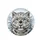 Snow Leopard Electric Blue Eyes White Grey Fur Cold Mountain Habitat - Wildlife Lover Gift Spare Tire Cover - 4