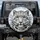 Snow Leopard Electric Blue Eyes White Grey Fur Cold Mountain Habitat - Wildlife Lover Gift Spare Tire Cover - 1