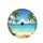 Tropical Palm Trees Golden Sand Ocean Waves - Outdoor Adventure Gift Spare Tire Cover - 4