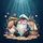 Sailor Gnome Telescope Nautical Ocean - Marine Lifestyle Gift for Sailors Spare Tire Cover - 6