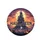 Dripping Halloween Text Haunted Castle Graveyard Pumpkins - Halloween Party Spare Tire Cover - 4