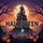 Dripping Halloween Text Haunted Castle Graveyard Pumpkins - Halloween Party Spare Tire Cover - 6