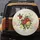 Red Yellow Floral Botanical Blossoms Vines Parchment - Home Decor Gift Spare Tire Cover - 5