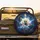 White Flower Emerald Gemstone Celestial Moon - Cosmic Decor Gift Spare Tire Cover - 2
