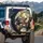 Dachshunds Driving Car Interior Scene - Road Trip Accessory for Dog Lovers Spare Tire Cover - 3