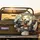 Dachshunds Driving Car Interior Scene - Road Trip Accessory for Dog Lovers Spare Tire Cover - 2