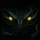 Shadowy Colossal Creature Emerald Glowing Eyes - Creature Lover Gift Spare Tire Cover - 6