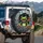 Green Tree Frog Orange Eyes Dynamic Fractured Wall - Wildlife Lover Gift Spare Tire Cover - 3