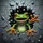 Green Tree Frog Orange Eyes Dynamic Fractured Wall - Wildlife Lover Gift Spare Tire Cover - 6