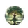 Weeping Willow Tree Golden Sunbeams Rustic Park Bench Lake Landscape - Outdoor Lifestyle Spare Tire Cover - 4