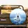 Majestic Arctic Fox White Fur Reflective Frozen Ice Lake Snow Flurries - Wildlife Lover Gift Spare Tire Cover - 2