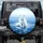 Majestic Arctic Fox White Fur Reflective Frozen Ice Lake Snow Flurries - Wildlife Lover Gift Spare Tire Cover - 1