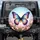Magnificent Iridescent Butterfly Pink Blossoms - Outdoor Vehicle Decor for Butterfly Lover Spare Tire Cover - 1
