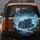 Long-Nose Semi-Truck Icy Landscape Crescent Moon - Vehicle Decor Gift Spare Tire Cover - 5