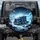 Long-Nose Semi-Truck Icy Landscape Crescent Moon - Vehicle Decor Gift Spare Tire Cover - 1
