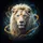 Majestic White Lion Golden Smoke - Car Decor Gift for Wildlife Lovers Spare Tire Cover - 6