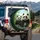 Panda Bears Sunglasses Bamboo Forest Sky Landscape - Wildlife Lover Gift Spare Tire Cover - 3
