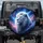 White Lion Cosmic Nebula Sky - Fantasy Wildlife Art Gift Spare Tire Cover - 1