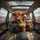 Highland Cow Plaid Steering Wheel Road Trip - Adventure Lover Gift Spare Tire Cover - 6