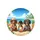 Dachshund Dogs Hawaiian Beach - Road Trip Gift for Dog Lover Spare Tire Cover - 4