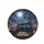 Sorceress Witch Hat Skull Jack-o'-lanterns Spectral Trees Autumn Moon - Halloween Party Gift Spare Tire Cover - 4