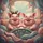 Smiling Spectacled Cartoon Pigs Leopard Scarf - Travel Essentials Gift Spare Tire Cover - 6