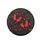 Crimson Red Butterflies Deep Red Flowers Winding Botanical Vines Nature Lover Gift for Garden Enthusiast Spare Tire Cover - 4
