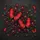 Crimson Red Butterflies Deep Red Flowers Winding Botanical Vines Nature Lover Gift for Garden Enthusiast Spare Tire Cover - 6