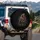 Majestic Bay Horse Flowing Mane Dynamic Stance Dark Forest - Horse Lover Gift Spare Tire Cover - 3