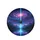 Radiant Cosmic Light Beam Lake Mountains Galaxy - Home Decor Gift Spare Tire Cover - 4