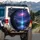 Radiant Cosmic Light Beam Lake Mountains Galaxy - Home Decor Gift Spare Tire Cover - 3