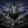 Male Lion Dark Mane Golden Eyes Jagged Rock Savanna Stormy Twilight - Wildlife Lover Gift Spare Tire Cover - 6
