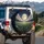 Glowing Full Moon Starry Night White Wildflowers - Home Decor Gift Spare Tire Cover - 3