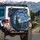 Cypress Trees Swirling Moon Star Village Hills - Stargazer Gift Spare Tire Cover - 3