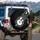 White Acoustic Guitar Musical Notes Treble Clef - Music Lover Gift for Musicians Spare Tire Cover - 3