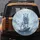 White Lion Luminous Eye Crystal Shards Ice Snowflakes Winter Landscape - Winter Decor Gift Spare Tire Cover - 5