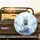 White Lion Luminous Eye Crystal Shards Ice Snowflakes Winter Landscape - Winter Decor Gift Spare Tire Cover - 2
