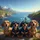 Dachshund Dogs Coastal Ocean View - Adventure Traveler Gift for Dog Lover Spare Tire Cover - 6