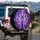 Majestic Electric Giraffe Head Lightning Vortex - Mystical Decor Gift Spare Tire Cover - 3