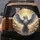 White Griffin Golden Filigree Luminous Blue Eyes - Fantasy Lover Gift Spare Tire Cover - 5