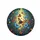 Vibrant Orange Blue Butterflies Lush Forest Flora Light Refractions - Wildlife Lover Gift Spare Tire Cover - 4