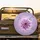 Purple Water Lily Lotus Butterflies Vine Flowers - Nature Lover Gift Spare Tire Cover - 2