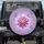Purple Water Lily Lotus Butterflies Vine Flowers - Nature Lover Gift Spare Tire Cover - 1